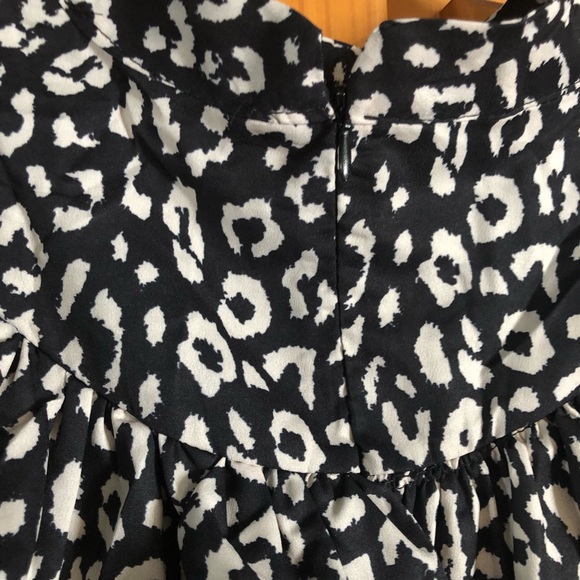 Black and white ruffle dress - Picture 6 of 6